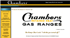 Desktop Screenshot of chamberstoves.net